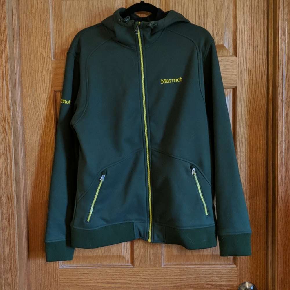 Marmot Green Full Zip Hoodie